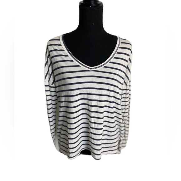 #141  BILLABONG Striped Cotton Long Sleeve Shirt - Picture 1 of 6